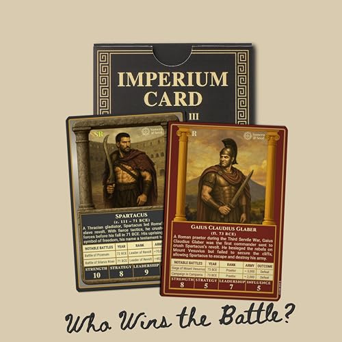 Sumeru & Seed Imperium Cards – Historical Strategy Card System – The Third Servile War Core Set – Spartacus Revolt – Sandbox Tabletop Experience - style: Edition II Core Set - The Third Servile War