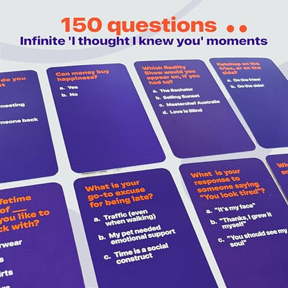 Card Game - Great Minds, Hilarious Mind-Matching Party Game for Teens, Adults & Families, Perfect for Parties, Gamenights, Trips & Get-Togethers, Gifts for Game Lovers, 4-8 Players