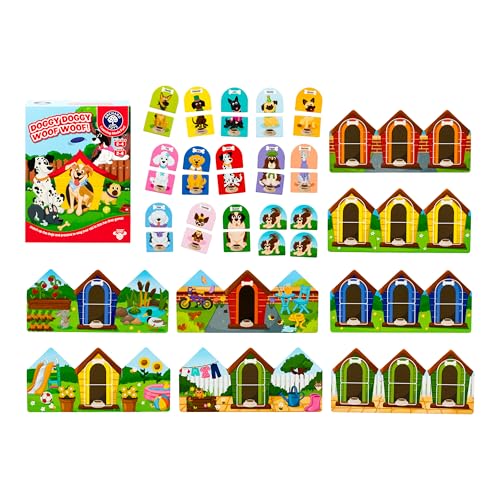 Doggy Doggy Woof Woof. Matching Game for Ages 2-6. Ideal for Developing Memory, with 2 Ways to Play. for 2-4 Players. - style: Doggy Doggy Woof Woof
