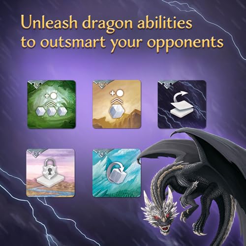 Trefl Game: Book of Dragons - Social Board Game, 8+ | Engaging Gameplay, Hand-Drawn Illustrations with Dragons, Strategic Thinking