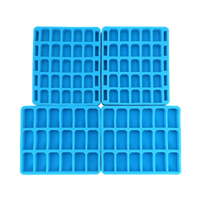 Gargoyle - Miniature Storage Case – 2X 25 and 2X 18 Foam Slot Trays Miniature Carrying Case - Miniatures Carrying Case with Handle - Miniature Case for 50mm Bases - Perfect for Scenery and Monsters - style: 40mm & 50mm Bases