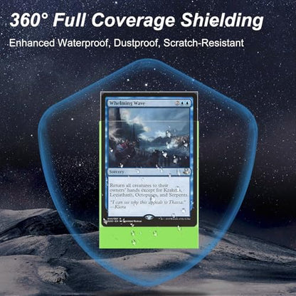 400 Pack Card Sleeves, 200 Matte Green Trading Card Sleeve and 200 Perfect Fit Sleeves Ideal for Double-Sleeving, Compatible with MTG, TCG - color: Green, size: 400 Pack