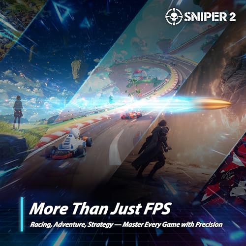Brook Sniper 2 Keyboard and Mouse Adapter for PS5 PS4 Xbox Series X|S Xbox One Switch Switch 2 PC Mobile – RGB Lighting, Smart Macro, Controller Tuning, OTA Update