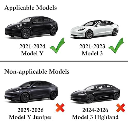 USB Hub Charger for Tesla Model 3 2021-23 & Model Y 2021-24 with Two Cable | Center Console with Two 27W Fast Charging Retractable Cables Phone Charger Docking Station Accessories,Seamless Fit,OEM - color: Model Y 21-24 & Model 3 21-23