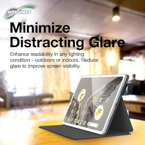 BoxWave Screen Protector Compatible with My Arcade Pac-Man Micro Player Pro - ClearTouch Anti-Glare ToughShield 9H (2-Pack), Anti-Glare 9H Tough Flexible Film Screen Protector