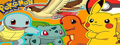 Pokemon Pattern Extended Gaming Mouse Pad, 31.5 x 11.8 Inches Non-Slip Keyboard Mat with Stitched Edge for Gaming & Office (Pokee) - color: Pokee