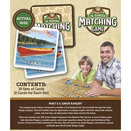 MasterPieces Kids Games - Jr Ranger Matching Game - Game for Kids and Family - Laugh and Learn - style: Jr. Ranger