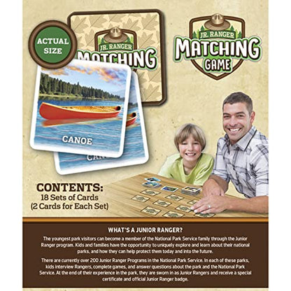 MasterPieces Kids Games - Jr Ranger Matching Game - Game for Kids and Family - Laugh and Learn - style: Jr. Ranger