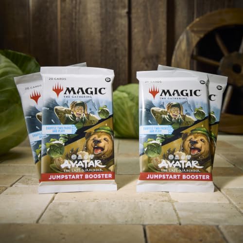 Magic: The Gathering | Avatar: The Last Airbender Jumpstart Booster Box | 24 Packs | 2-Player Card Game