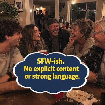 Laugh, Vote, Drink If, Category Chain, Act, Share & Guess | Perfect for Parties, Bars, Holidays, Friends & Family | Group Games That Are Easy to Learn & Fun To Play