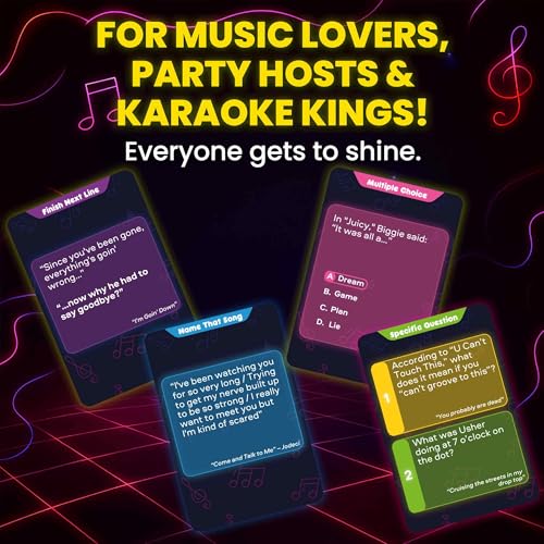 Quokka Who Knows Lyrics Better? 110 Throwback Questions – Back to 90s R&B – Ultimate Music Trivia and Singing Game for Adult & Family Party Games – Fun Lyric Challenge for Teens, Girls & Game Nights - color: Lyrics Rnb Ext