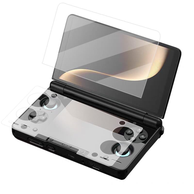 Screen Protector Compatible with AYN THOR Handheld Console, Tempered Glass for Dual Screens, Scratch-Resistant, High-Definition (2, Upper+Lower Screen Protector) - size: Upper+Lower Screen Protector