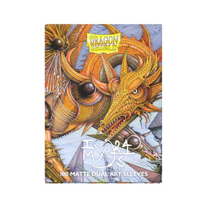 Dragon Shield | Matte Dual Art Sleeves | The Millerax | 100 CT - Smooth & Tough Premium TCG Sleeves | Compatible with Pokemon, Flesh & Blood, One Piece & Magic the Gathering - color: Spirit Animals: the Millerax
