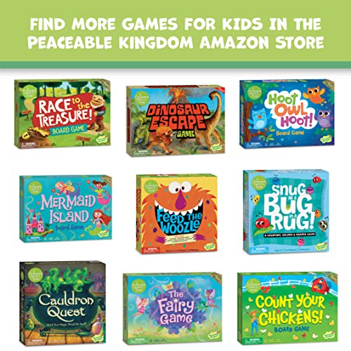 Peaceable Kingdom Acorn Soup – Game for You and Your 2 + Year Old – Fun Toddler Games Ages 2–4 That Teach Numbers and Counting Skills