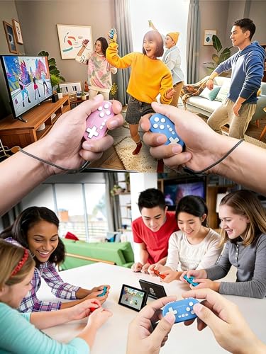 ShanWan Bluetooth Gamepad Keychain Sized Mini Controller for Switch, Windows, Android, iOS & PS4（Kabrilan） - color: Kabrilan