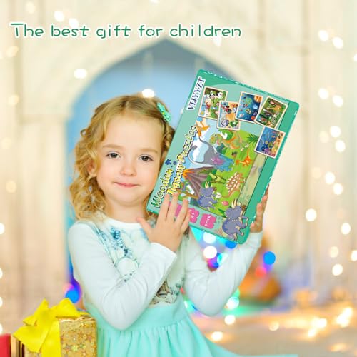Wooden Puzzles for Kids Ages 3-5, 6 Packs 24 PCs Jigsaw Puzzles Preschool Educational Brain Teaser Boards Toys Gifts for Children, Wood Puzzles for 3 4 5 6 Year Old Boys Girls - color: 6 Packs Wooden - 24 Pieces Each - Various Themes