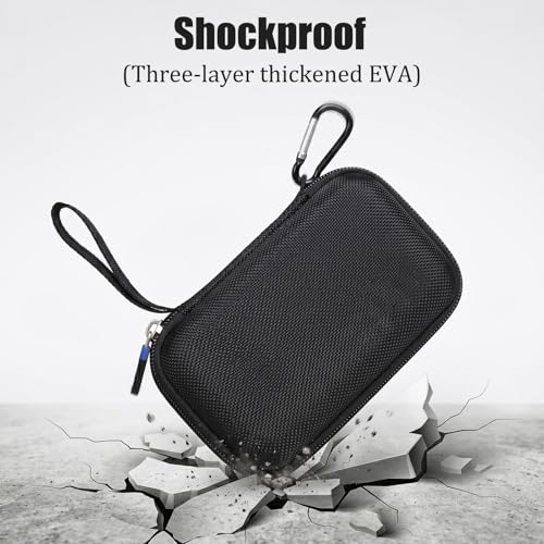 worfty Case for Game Boy Handheld Consoles, Protective Travel Carrying Bag Compatible with Retro Game Boy Handheld Game Consoles (Case Only) (Black)