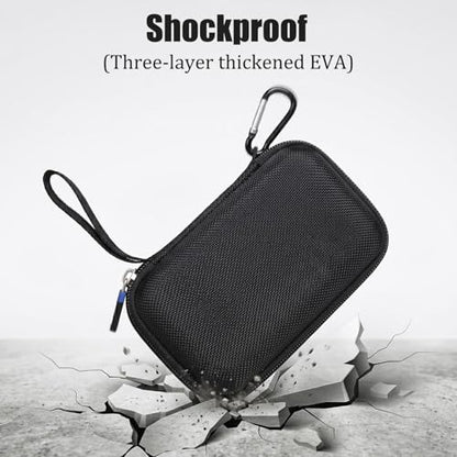 worfty Case for Game Boy Handheld Consoles, Protective Travel Carrying Bag Compatible with Retro Game Boy Handheld Game Consoles (Case Only) (Black)