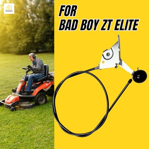 Throttle Cable 055‑8020‑00 Compatible with Bad Boy ZT Elite Also for Maverick Outlaw Walk Behind Zero Turn Mowers Replacement Control Cable 53 Inch