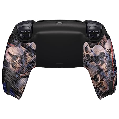 eXtremeRate PlayVital Anti-Skid Sweat-Absorbent Controller Grip for PS5, Professional Textured Soft Rubber Pads Handle Grips - Ghost of Samurai - color: Ghost of Samurai