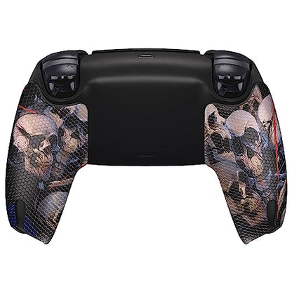 eXtremeRate PlayVital Anti-Skid Sweat-Absorbent Controller Grip for PS5, Professional Textured Soft Rubber Pads Handle Grips - Ghost of Samurai - color: Ghost of Samurai