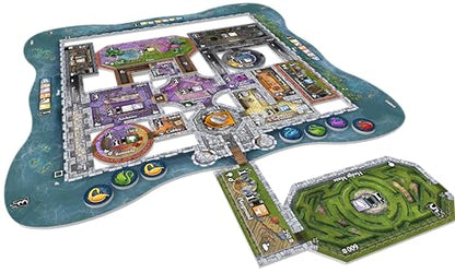 Castles of Mad King Ludwig Expansions – Massive Modular Add-On with Renovations, Secret Passages, Moats, Towers, Royal Decrees, Swan Tokens & 5th Player Support for Ultimate Castle-Building