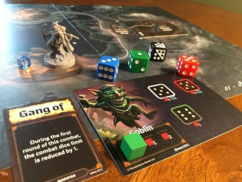 Roll Player Adventures Board Game | Cooperative Storybook Fantasy Adventure Campaign | Choose Your Path Strategy Dice Game | 95-150 Minutes per Chapter, 1-4 Players Ages 14+ by Thunderworks Games - style: Roll Player Adventures