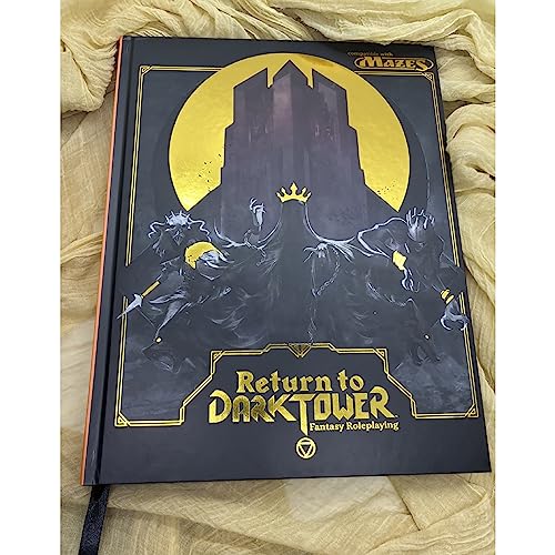 Return to Dark Tower - Fantasy Roleplaying, Hardcover RPG Book, Roleplay in The Four Kingdoms - style: Core Book