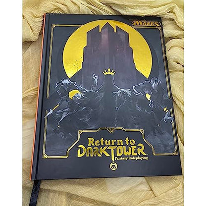 Return to Dark Tower - Fantasy Roleplaying, Hardcover RPG Book, Roleplay in The Four Kingdoms - style: Core Book