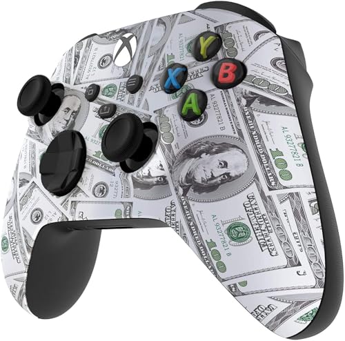 Custom Controllerzz Wireless Controller for Microsoft Xbox Series X/S & Xbox One - Custom Soft Touch Feel - Custom Xbox Series X/S Controller (X/S Money) - color: X/S Money