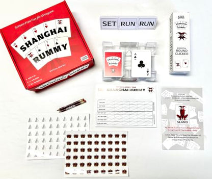 Shanghai Rummy Card Game Complete Box Set | Complete Box Set