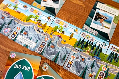 25th Century Games Big Sur Board Game | Scenic California Highway Card Drafting Strategy Game for Ages 10+, 2 to 4 Players