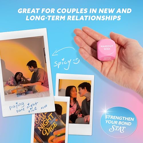 Let’s Get Deep® Date Night Dice by Relatable, Roll for 200+ Unique Date Night Ideas, Gifts, and Wedding Gifts for Couples, Includes 4 Custom Dice and Instructions, Designed for Couples Ages 18+ - style: Date Night Dice