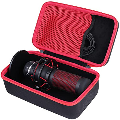 khanka Hard Carrying Case Replacement for HyperX QuadCast - USB Condenser Gaming Microphone, Case Only