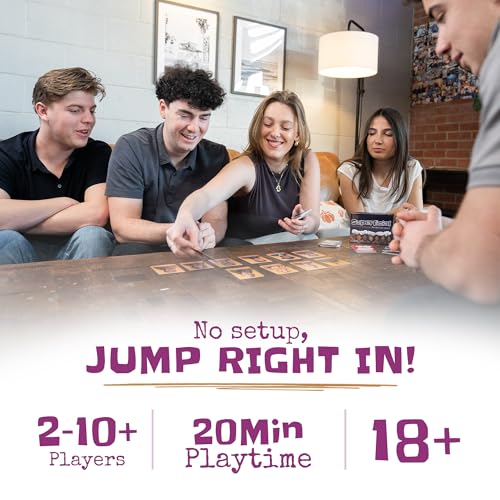 Superficial Adult Party Card Game - The Skin-Deep Game for Shallow People - Hilarious Party Games for 18+, 2 to 20 Players