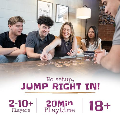 Superficial Adult Party Card Game - The Skin-Deep Game for Shallow People - Hilarious Party Games for 18+, 2 to 20 Players