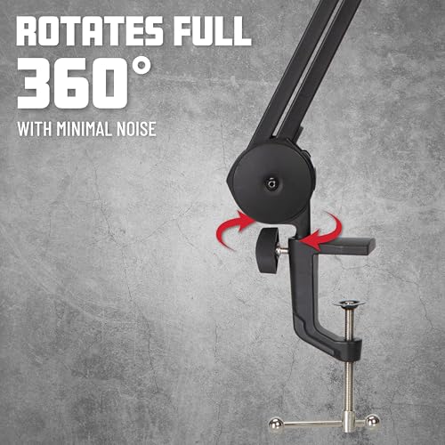 Gator Frameworks Deluxe Spring-loaded Desk-Mounted Microphone Boom Arm for Broadcasts, Podcasts, Content Creation, Live Streaming, & Similar Applications (GFWMICBCBM2000) - style: 2000 Series