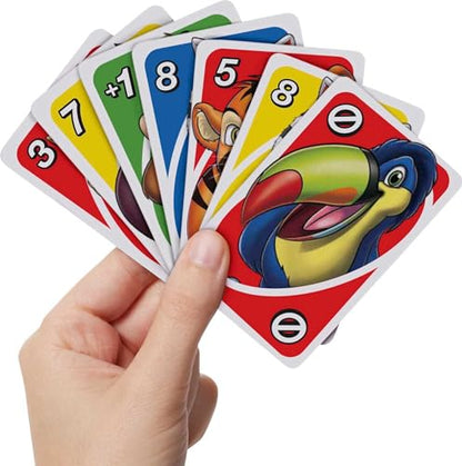 Mattel Games UNO Junior Card Game with 45 Cards, Gift for Kids 3 Years Old & Up - style: Original