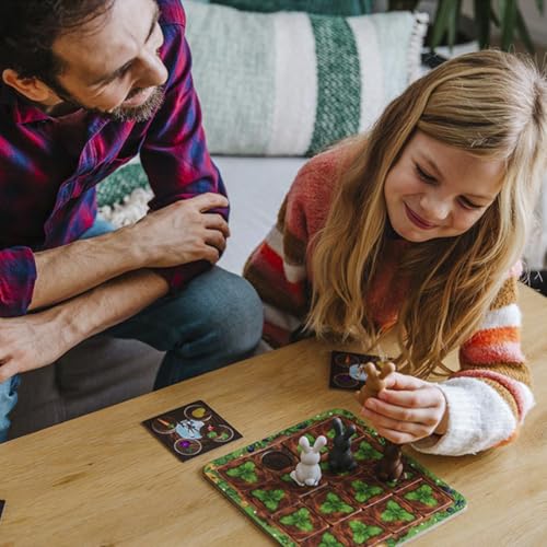 SmartGames Grabbit Strategy Board Game with Rabbits and Carrots Adventure Ages 4+