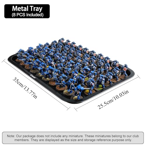 Jucoci Miniatures Storage Case Miniatures Transport Case (2 PCS Set) - size: 2 PCS Set