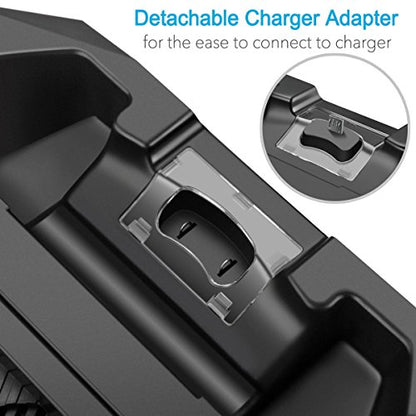 Vertical Stand Charger Cooling Station for PS4 Pro/Slim | 2-In-1, Dual Charger Ports, USB HUB
