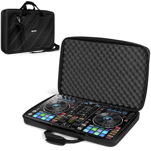 Mixer Travel Case, Carrying Storage Bag Compatible with DJ Controller for DDJ-SR/SR2/REV1/Denon MC4000/Numark NVII/Mixtrack Pro3/Hercules Inpulse 500/NV Platinum (Mixing Board Not Included) - size: M-23 x 14.8 x 3.5"