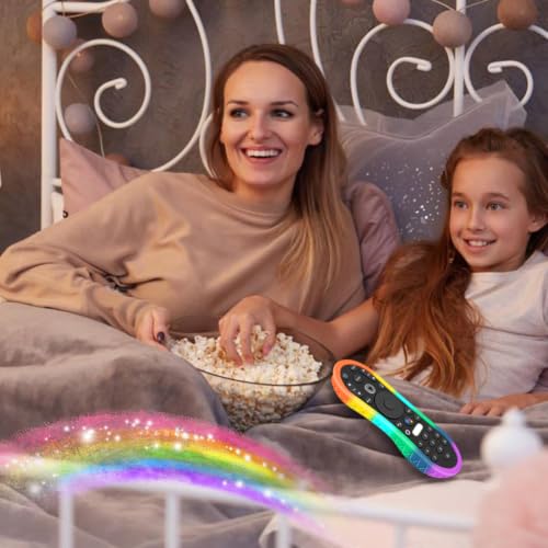 Silicone Case for TiVo Stream 4K Remote, Anti-Slip Shockproof Protective Cover for TiVo Stream Remote Controller Sleeve Protector Skin (Rainbow) - color: Rainbow