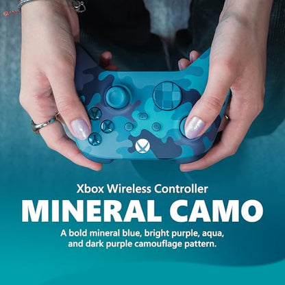 Xbox Special Edition Wireless Gaming Controller – Mineral Camo – Xbox Series X|S, Xbox One, Windows PC, Android, and iOS - color: Mineral Camo