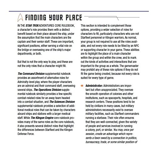 Modiphius Entertainment Ltd Star Trek Adventures: Player's Guide - Expansion to RPG Star Trek Adventures Core Rulebook, Hardcover - style: Player's Guide