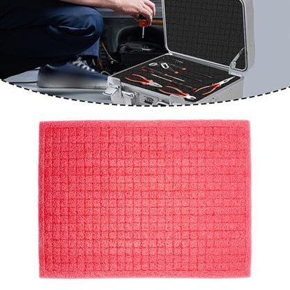 Toolboxes Foam Sponge Insert Game Box Board Cases Pre Cut Segments Customizable Drawer Padding Shock Absorbing Suitable for Camera Cases to, Black red 2.5cm - size: black red 2.5cm