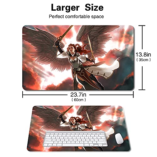 Board Game MTG Playmat Games Size 60X35 cm CCG Compatible for MTG CCG RPG Trading Card Game (Gisela) - color: Gisela