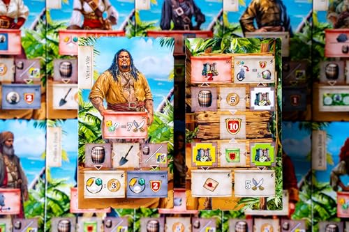 Capstone Games Pirates of Maracaibo Commanders Expansion Board Game for Adults & Teens, Tactical Strategy Board Game for 1-4 Players Ages 12+, Solo & Family Board Games, 90-120 Minute Playtime
