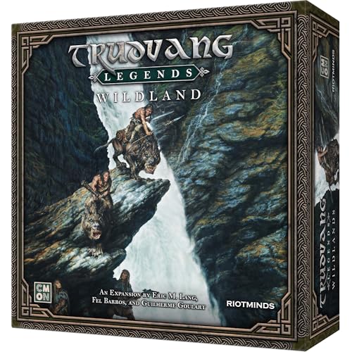 CMON Trudvang Legends: Wildland Board Game Expansion - Cooperative Storytelling Adventure, Fantasy RPG with Tabletop Miniatures for Kids & Adults, Ages 14+, 1-4 Players, 120 Min Playtime, Made by CMON
