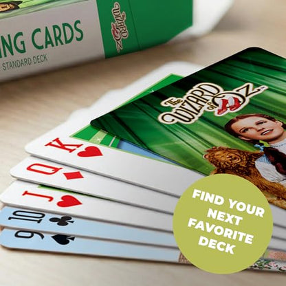 MasterPieces Officially Licensed Wizard of Playing Cards - 54 Card Deck for Adults - style: Wizard of Oz